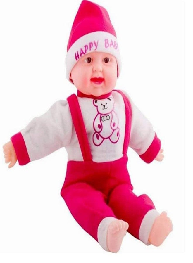 kiyasu Toys Happy Baby Musical Touch Sensors and Laughing Big Size Boy Doll for Kids Girls Boys.(BOY Doll) - Image 1